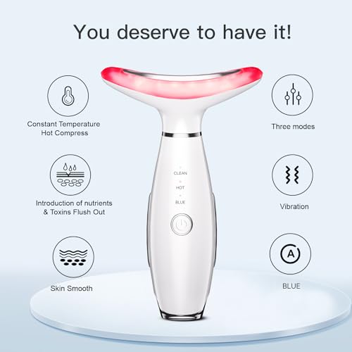 Enarit 3-in-1 LED Thermal Neck and Face Massager