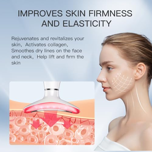 Enarit 3-in-1 LED Thermal Neck and Face Massager