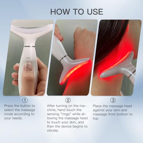 Enarit 3-in-1 LED Thermal Neck and Face Massager
